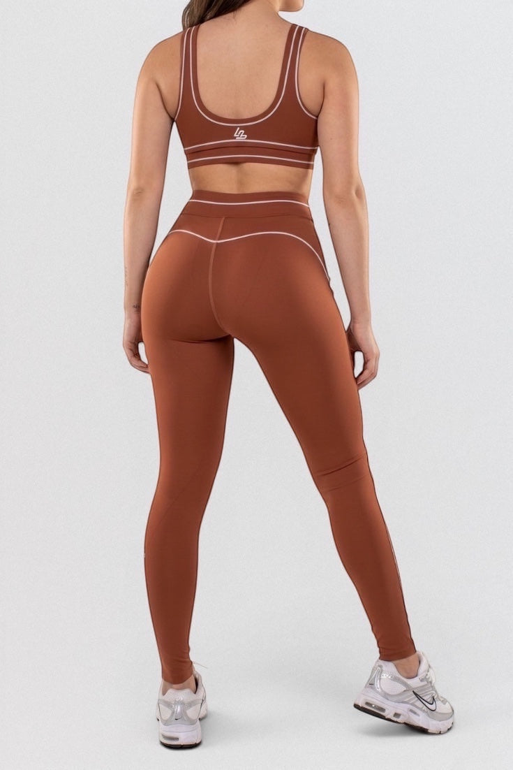 Ivory Contour Line Leggings