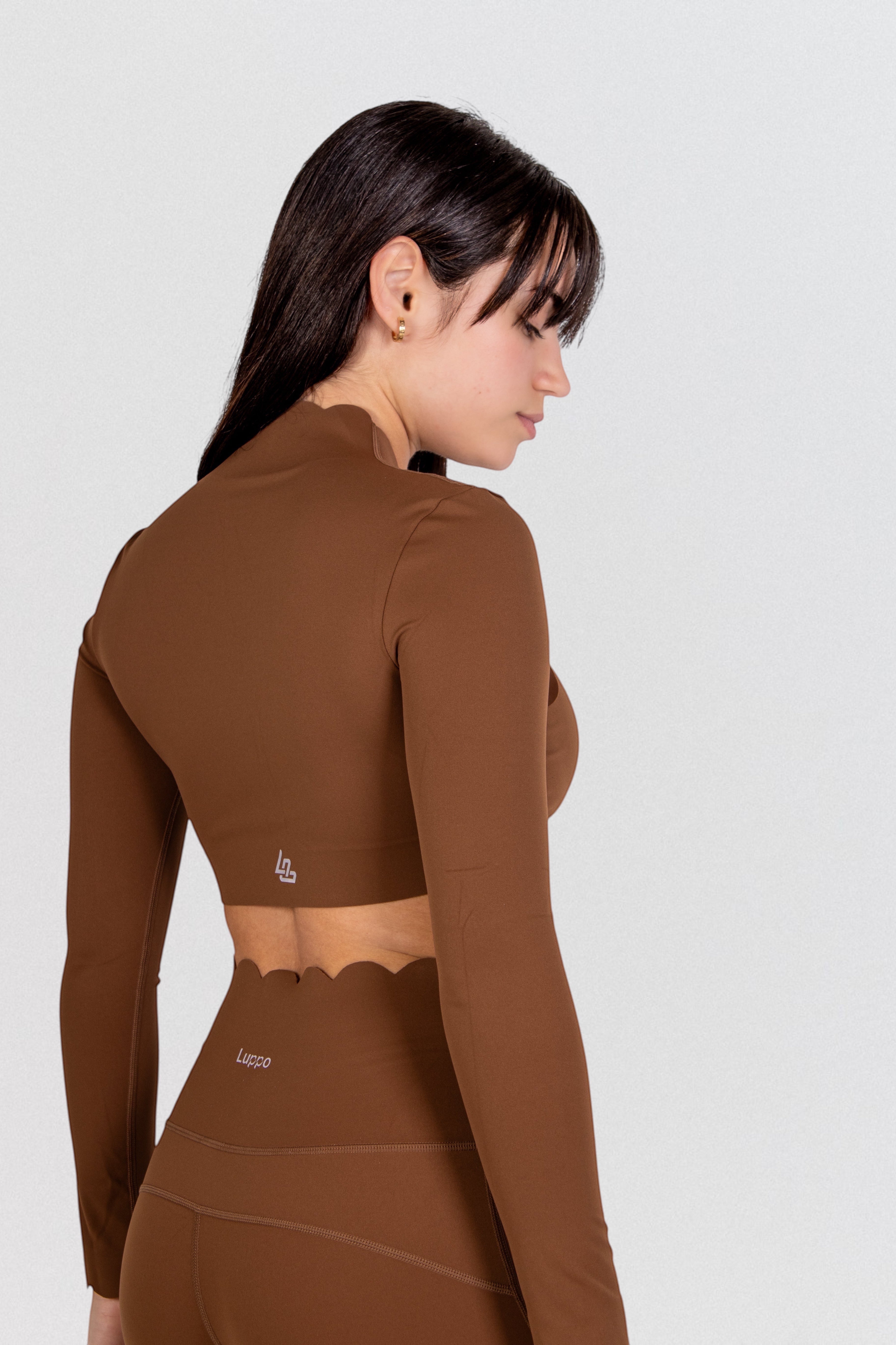 Ivory Wave Long Sleeve Top