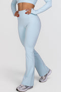 Ivory Twist Flare Leggings