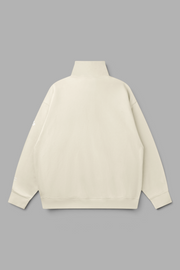 Quarter-Zip Drop Shoulder Sweatshirt
