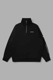Quarter-Zip Drop Shoulder Sweatshirt
