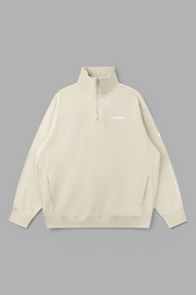 Quarter-Zip Drop Shoulder Sweatshirt